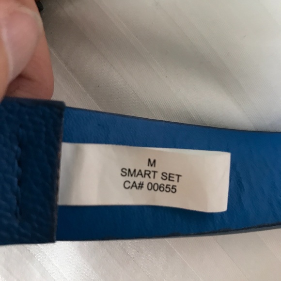 Smart Set - Black Brown and Blue Faux Leather Belt - 3/25$ - Picture 7 of 8